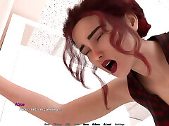RED HEAD FUCKED HARD IN BATHROOM - KNOCKOUT mom raging son - PART - 7