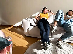 Two Lesbians Have a Strong Smelly Feet Female Wrestling Match