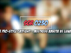 Japanese Pro-style Catfight - Mistress Amrita Vs Luna Toxxxic