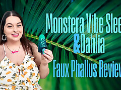 korzystanie i przeglądanie faux fallus sex grinders dahlia & amp; monstera vibe sleeve-sydney screams
