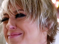 PORNSTAR bitch mom son Dee Williams Dominates With Dildo Machine