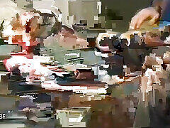 Old guy whipping and spanking young blonde wife