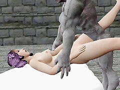 Alien Monster Hard Fucking With Bick Dick