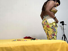 Busty woman without a boyfriend makes homemade porn to find a good husband