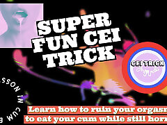 CEI Trick Learn How to Ruin Your Orgasm to Eat Your Cum While Still Horny