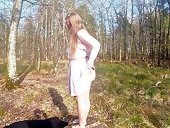 Forest Sex with a Happy Ending - I Couldn&039;t Hold Back