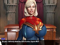 Power Girl Getting Destroy Of Power Cock Cockham Superheroes 45