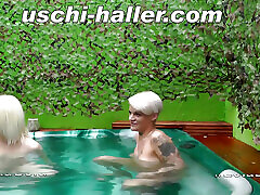 Homemade Pool Gangbang Party with Alexa Gold & Lola Devil and Some Old Guys