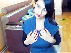 Myla angel Loves to Show Her Heavy Hangers When She Is granny shake Alone!