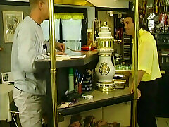 Woman Gets Fucked on the Stairs in the Pub