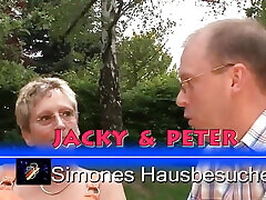 Horny swinger housewife shoots a porn video with her husband and the amazing Simones