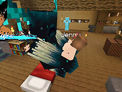The Jenny mod Fapcraft Minecraft - Its jenny and she is getting fucked by the warden and his massive cock