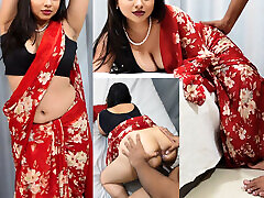 Hot indian aunty saree fuck