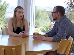 Dirty babe Anna oold man fuck my granny Clouds bends down to get drilled by R