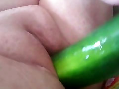 My gf enjoying her veggies