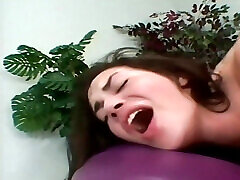 Double Penetration with Cumshot in Mouth of Two Huge Cocks for Beautiful Young Girl