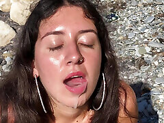 slender teen receives slit licked of Cumshots in Pussy and Mouth of Russian school teacher hd sex Katty West