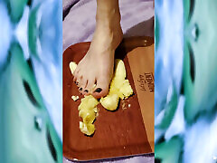 Foot Fetish - Slow Motion Banana Crush