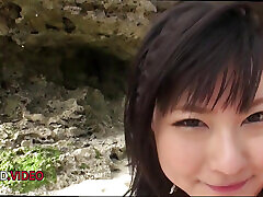 megumi haruka daje sex oralny na świeżym powietrzu, zanim dostaje creampied pod gwiazdami