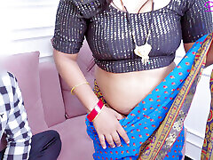 When I met with my Fan at my home, I Decided to fucking with him in Saree and he was very Strong on Bed- Cowgirl Riding.