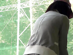 Sweet Japanese mezo sex com Gets a Creamy japanese vacuum blowjob From Her Golf Instructor