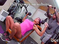 straight video 88343 john marshal - A Fitness sunny peon full xnxx is Fucked Hard at the Gym while Training