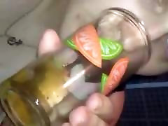 Kik slut Alywho123 drinking her own pee