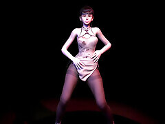 Stellar Blade Eve Hip Hop Dance in Dress