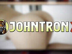 JohnTronX - Hot sexy sean blowjob and standing sex with a perfect slim Asian babe