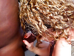 Masked MYLF Seduces BBC Ace Hardz in a Secret Interracial Fuck Fest