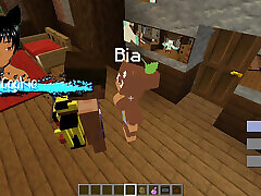 The Jenny mod Fapcraft Minecraft - Its Bia the cute girl being fucked in different positions and being cute sucking dick