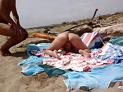 Crazy moment! on the beach in public!