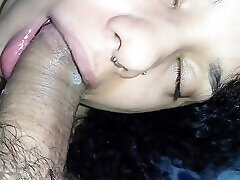 So greedy for a hard cock, damn, she swallows it all rattling her throat to the stalk
