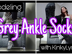 Showing off my socks - Cute ankle socks!
