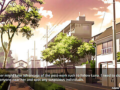 Ep9: Fan Meets Exhibitionist Luna in the Public Toilet - Female Anchor Next Door