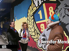 BUSTY SOCCER HOOLIGANS Lady Gang & Jennifer Mendez EPIC SQUIRTING ORGY - IMMORAL LIVE 4K