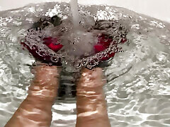 Wet Sock Fetish in Athletic Socks