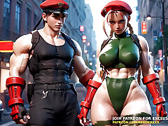 3D Animation : Street Fighter - Cammy White Handjob Dick Ride Uncensored Hentai