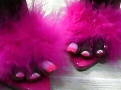 ebony princess shoe play