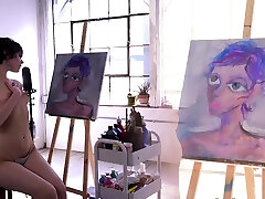 Quiet sexy ass new zealand ASMR - Painting A Woman In the Nude