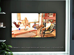 My Stepbrother&039;s Wife 57 - Jennifer Fingered Herself While Watching Porn and Kissed John