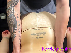 Big Booty MILF Gets Her Ass Oiled and Rubbed Down Fornicationfreeway