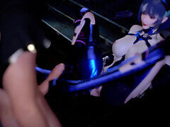 3D Big Boobs Slut Cosplayer Wearing Cute Dress Got Fucked