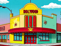 Tarantino Parody. Once Upon Time a... Housewife Mrs Sinpsom Teases with Dirty Feet. Cartoon Foot Fetish