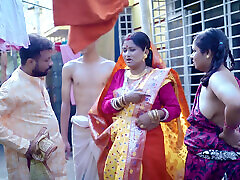 Tharki House Owner and His Servant share their wives for Hardcore Fuck Hindi Audio digilir tentara Movie