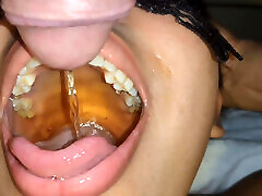 Pissing and cumming in my piss slave&039;s deep throat