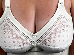 Mrs Mature Feet strips after coming home from church