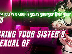 Fucking Your Sister&039;s Bisexual GF - real massage fisting -