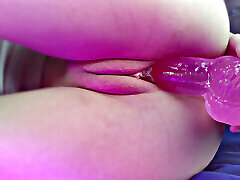 Pussy masturbation with dildo - WET PUSSY