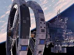 Nexus-3 Sexy busty blonde has best sex in a space station